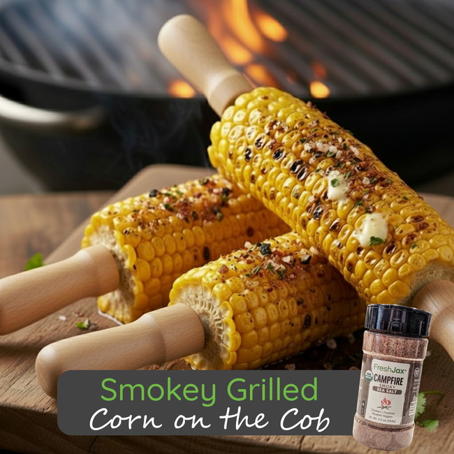 Image of Smokey Grilled Corn on the Cob