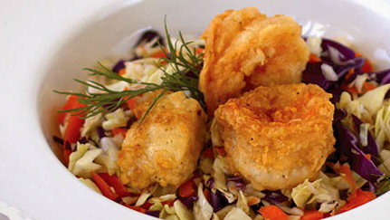 Seafood Chopped Salad with Creamy Dill Dressing