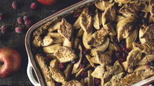 Image of Apple Cranberry Slab Pie
