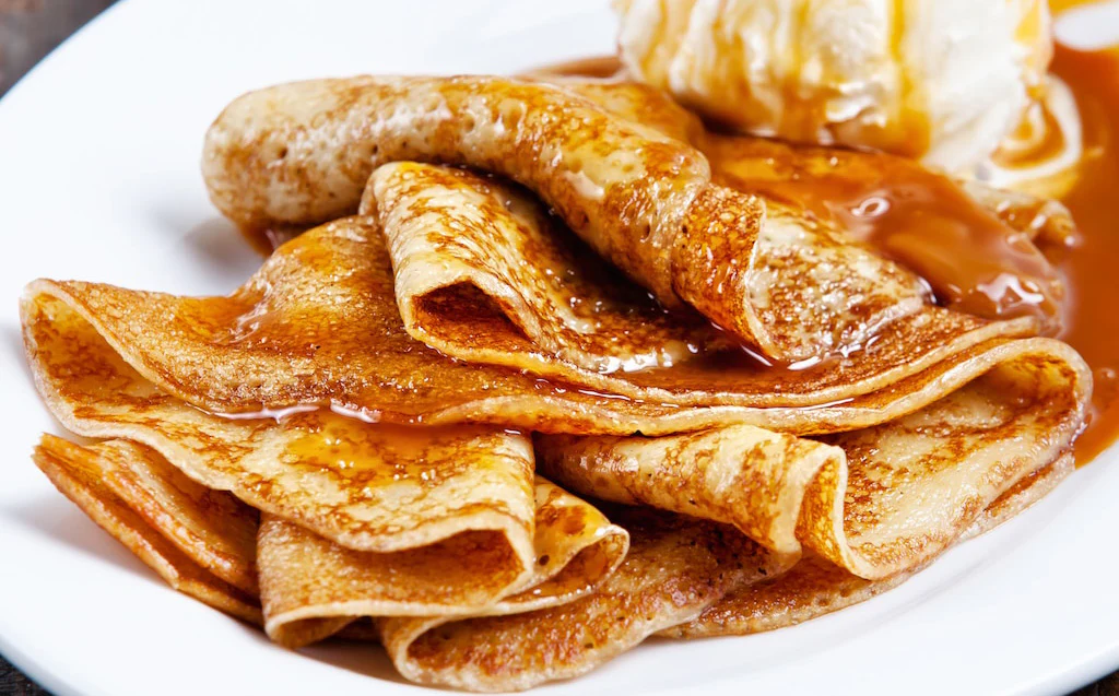 Delicious Crepes with Dulce de Leche