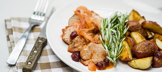 Pork Loin With Cranberry Dressing