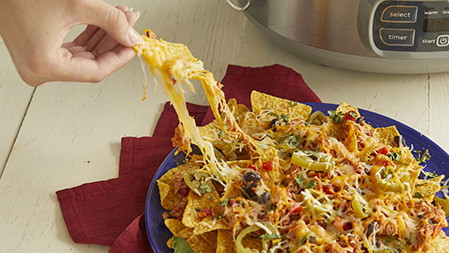 Shredded Chicken Nachos