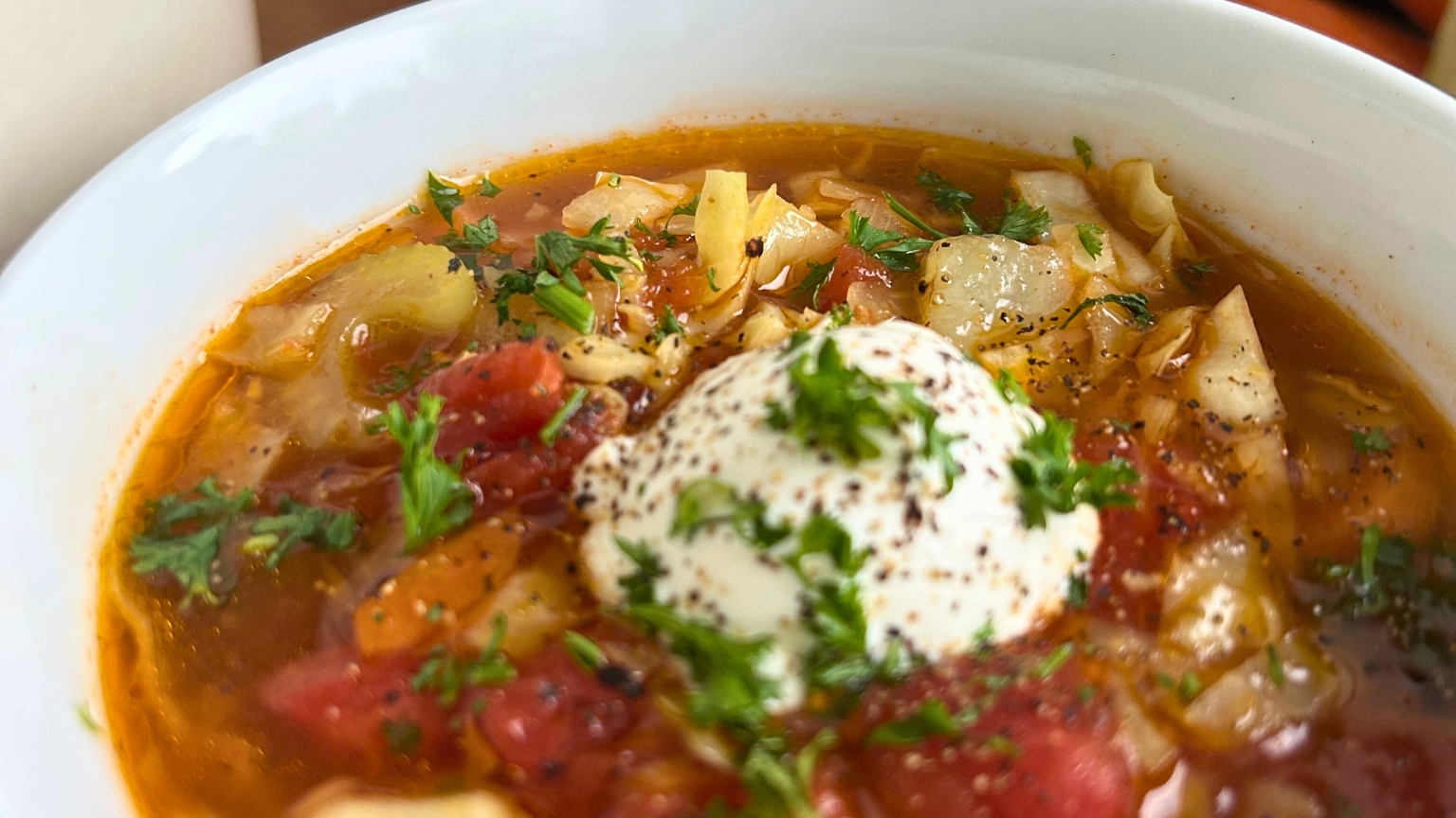 Image of Joanna's Hearty Cabbage Soup