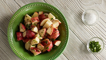 Sous Vide Parsley Potatoes