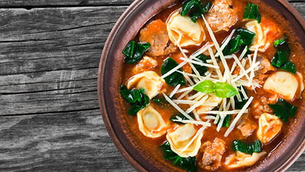 Veggie Tortellini Soup