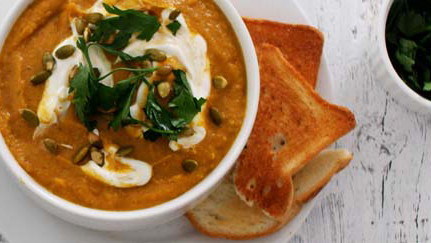 Roasted Butternut Squash Bisque
