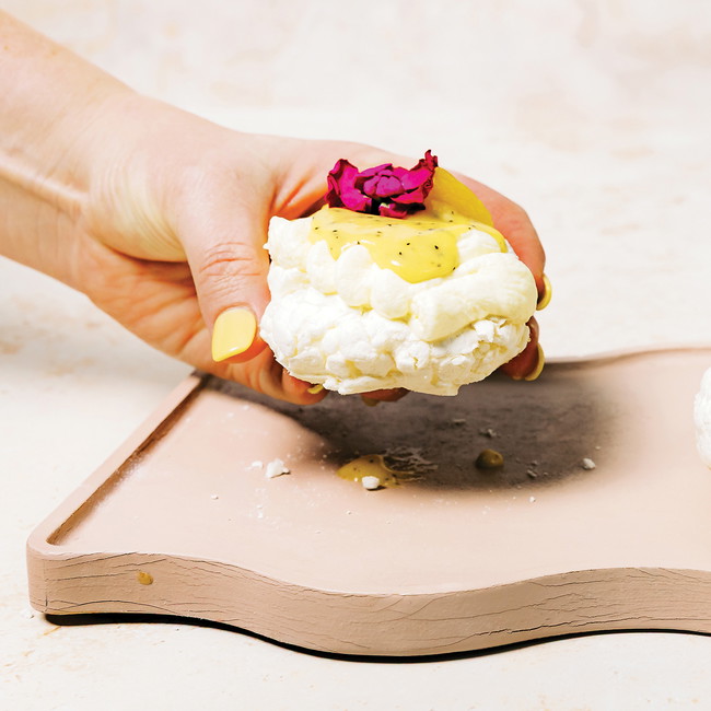 Image of Passionfruit Mango Meringue Cups