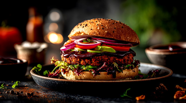 Image of Veganer Kidneybohnen Burger