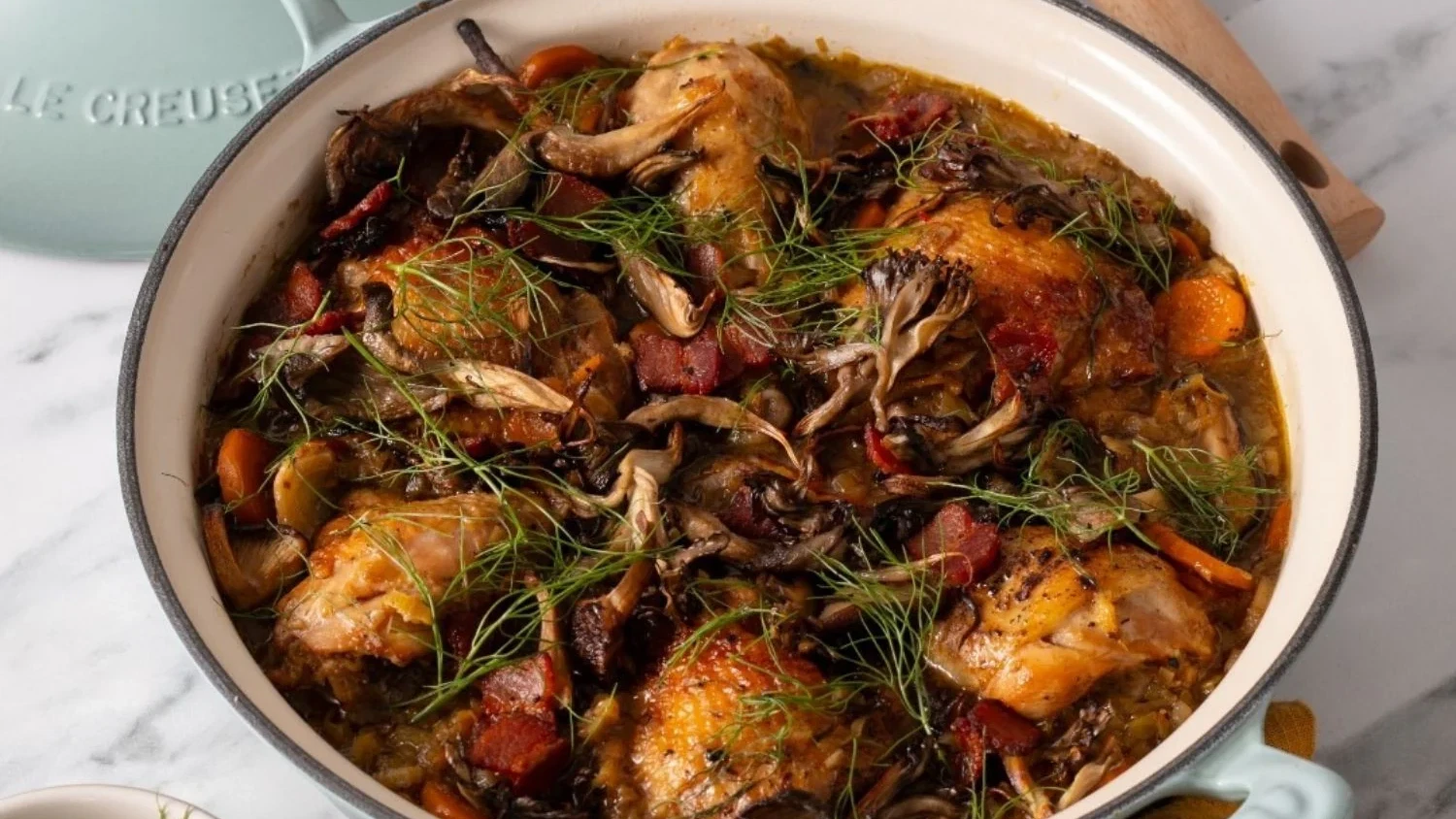 Image of Pollo al vino con sidra
