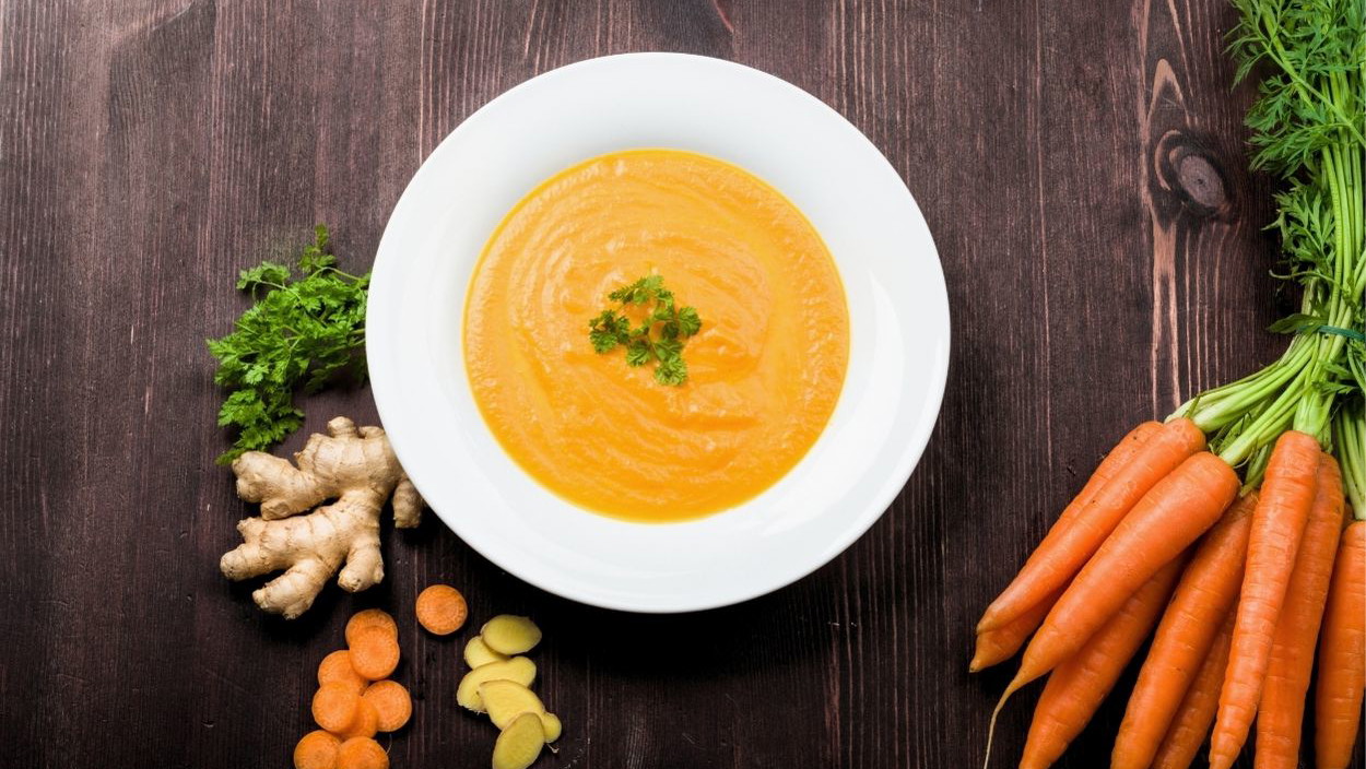 Image of Creamy Carrot Ginger Soup 🥕
