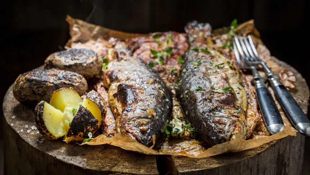 Wild Thyme Grilled Trout