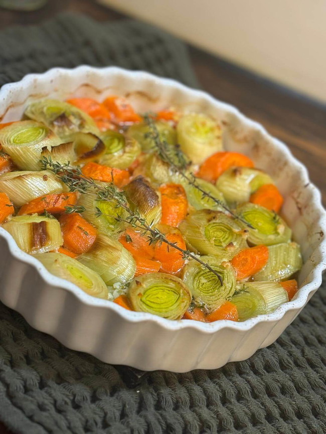 Image of Roasted Leeks & Carrots