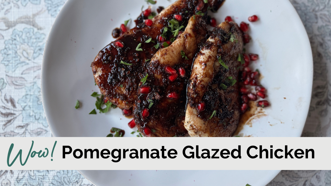 Image of Pomegranate Glazed Chicken