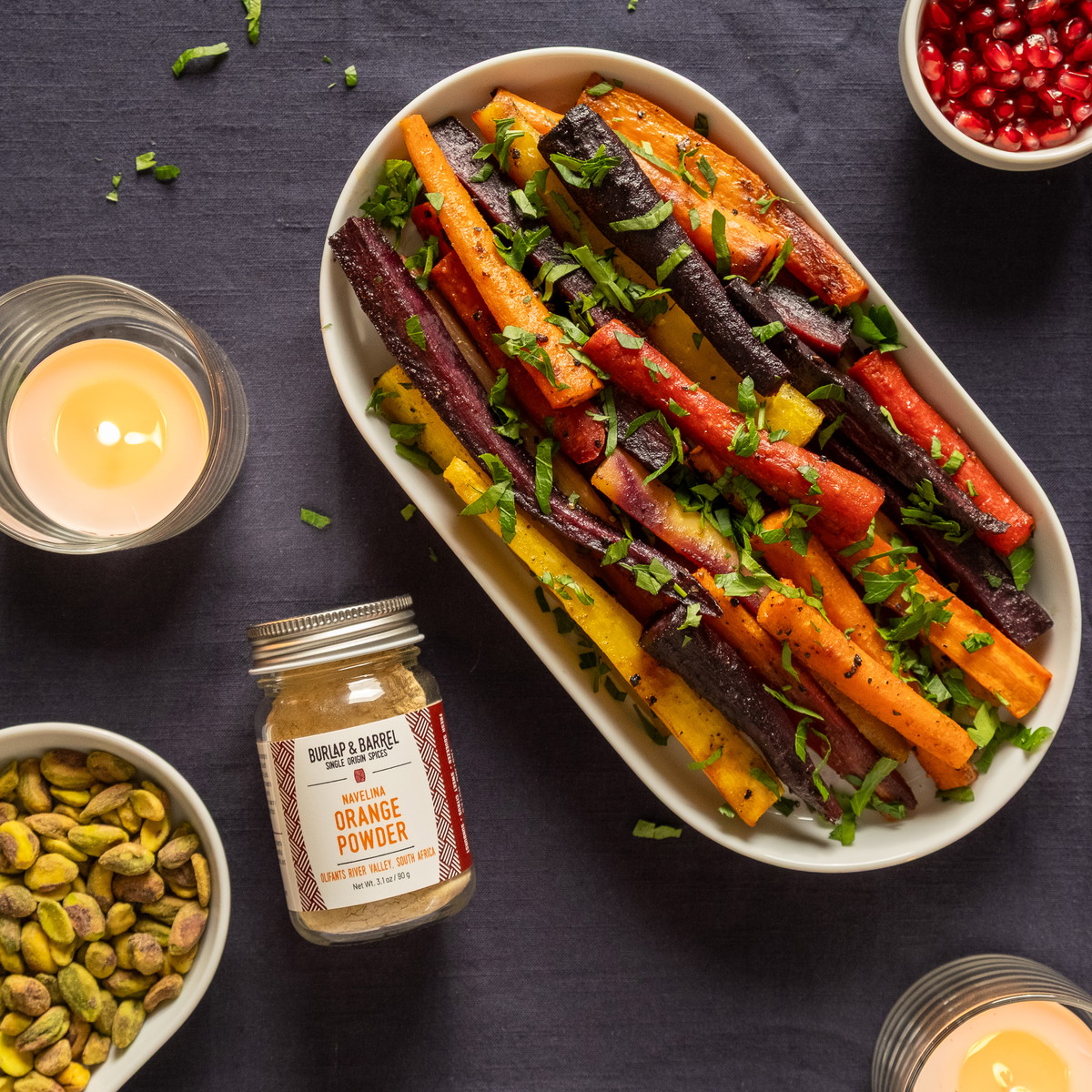 Roasted Carrots with Cumin-Orange Glaze