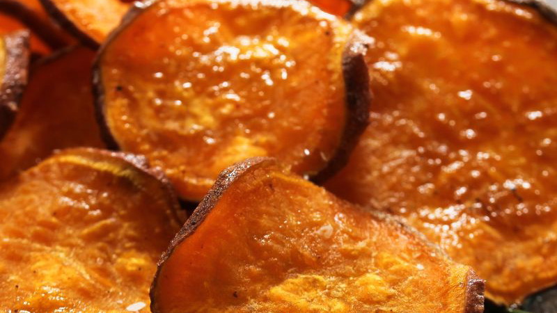 Image of Saffraan Gezouten Zoete Aardappelchips