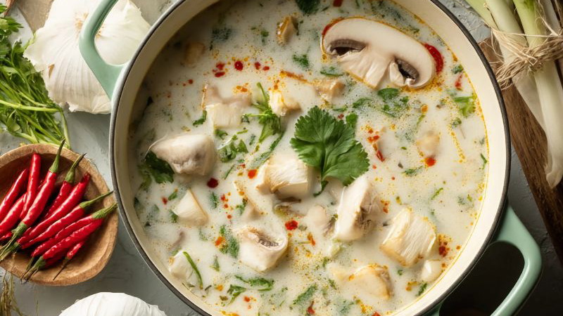 Image of Veganistische Maïs- en Champignonsoep