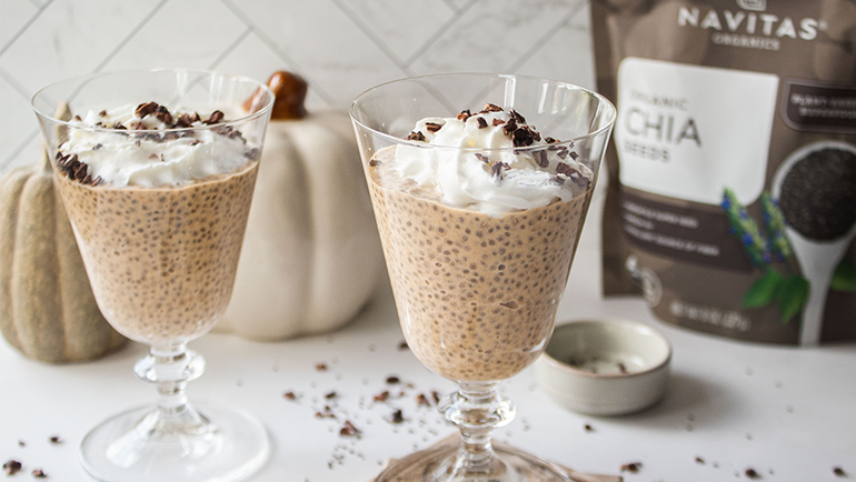 Image of Pumpkin Spice Chia Pudding Recipe