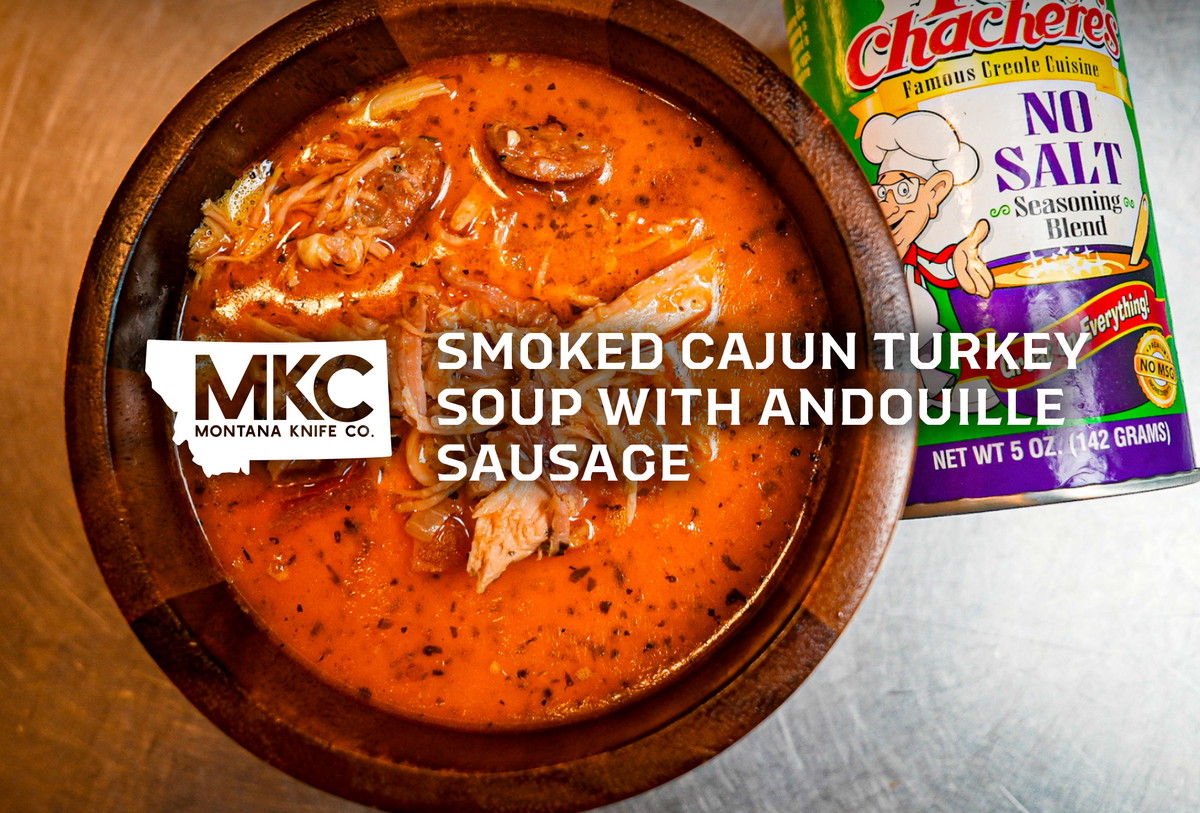 Smoked Cajun Turkey Soup With Andouille Sausage