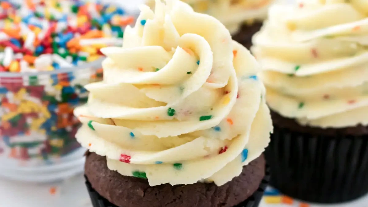 Image of Birthday Cake Batter Frosting Recipe