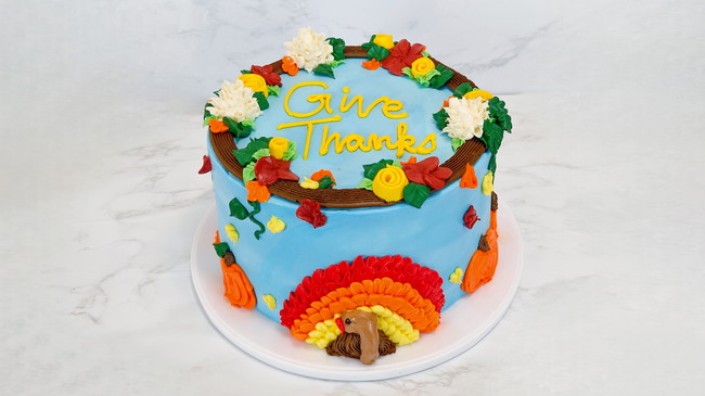 Image of Kootek Thanksgiving Themed Cake