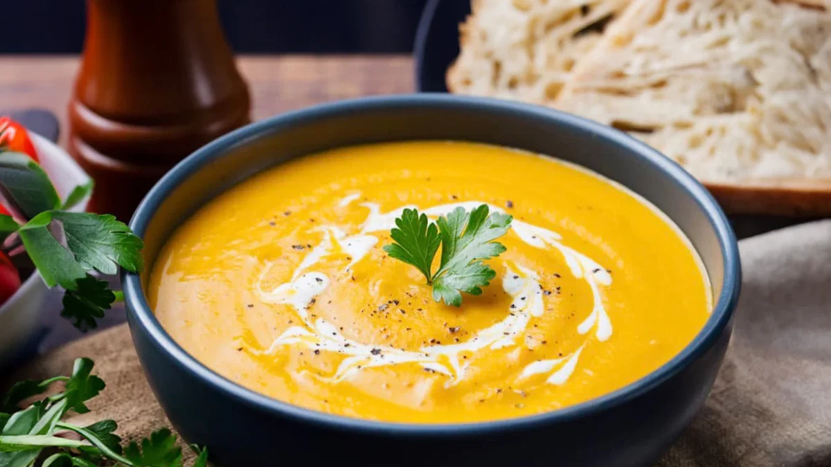 Image of Erstklassige Kürbiscremesuppe aus dem Thermomix