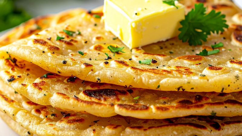 Image of Pillowy Garlic Naan