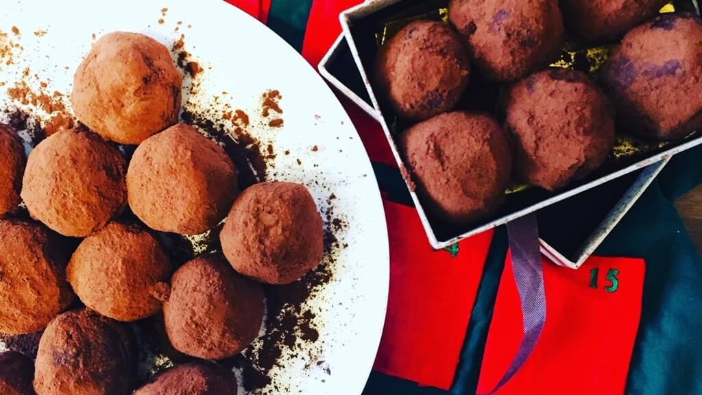 Image of Blood Orange Chocolate Truffles