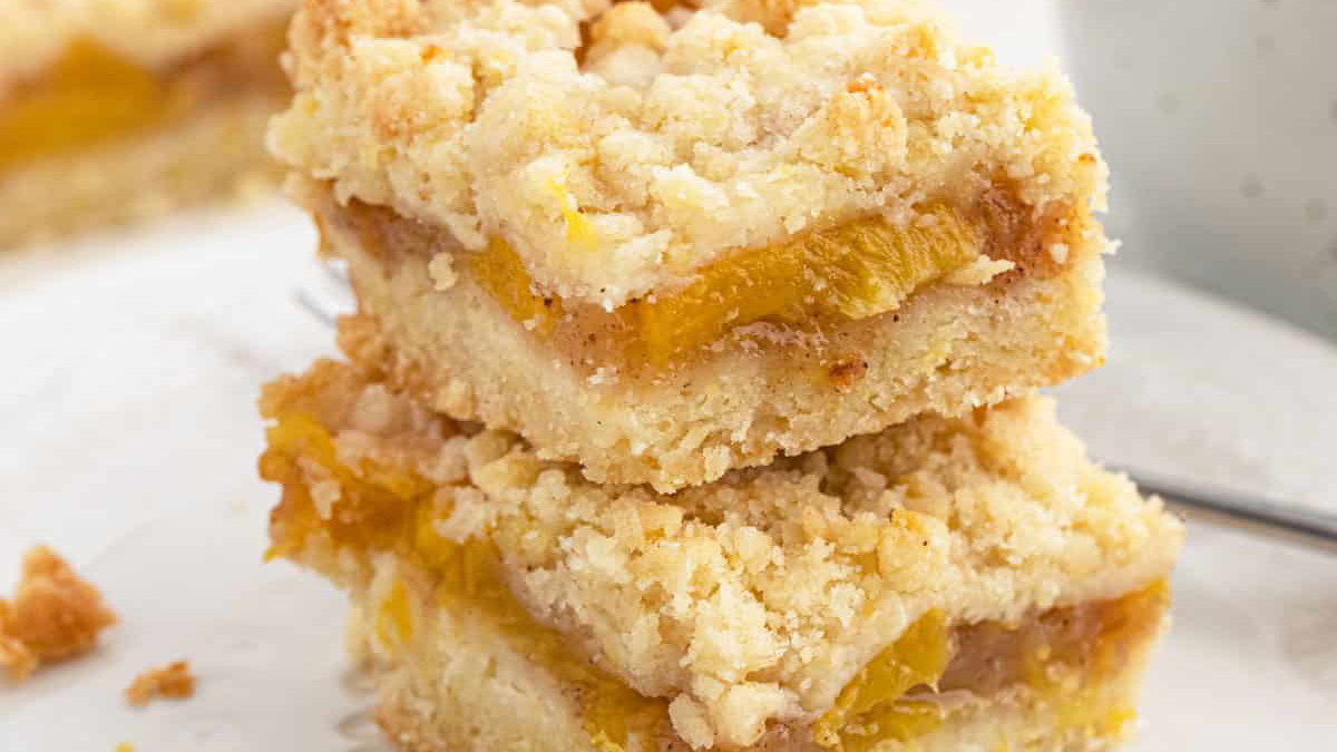 Image of Peach Cobbler Bars