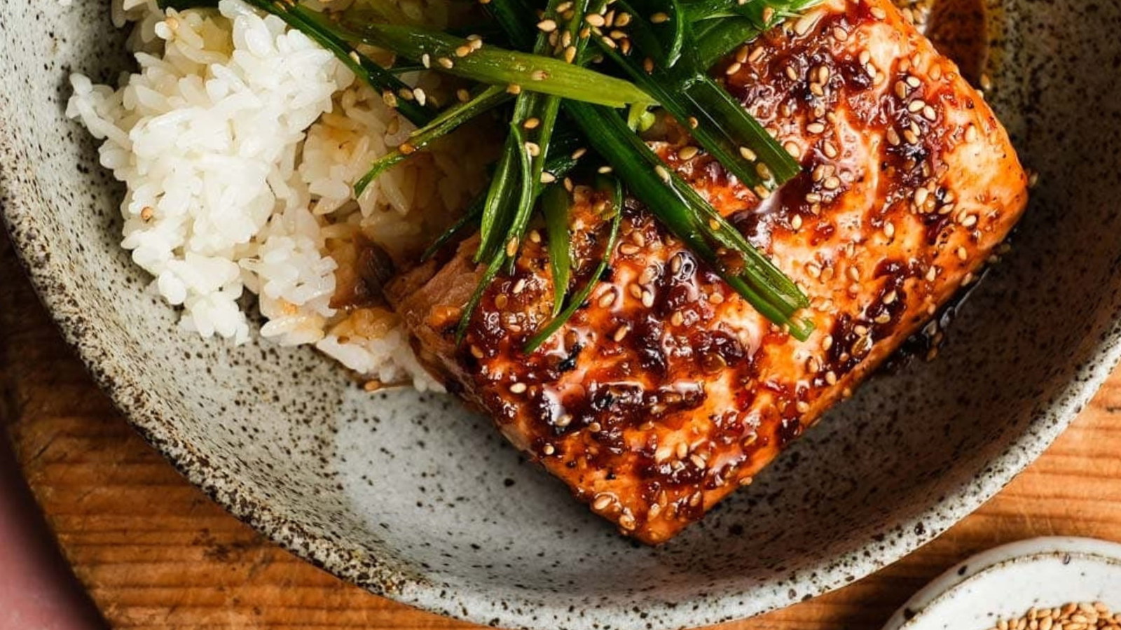 Image of Saumon teriyaki miel-gingembre