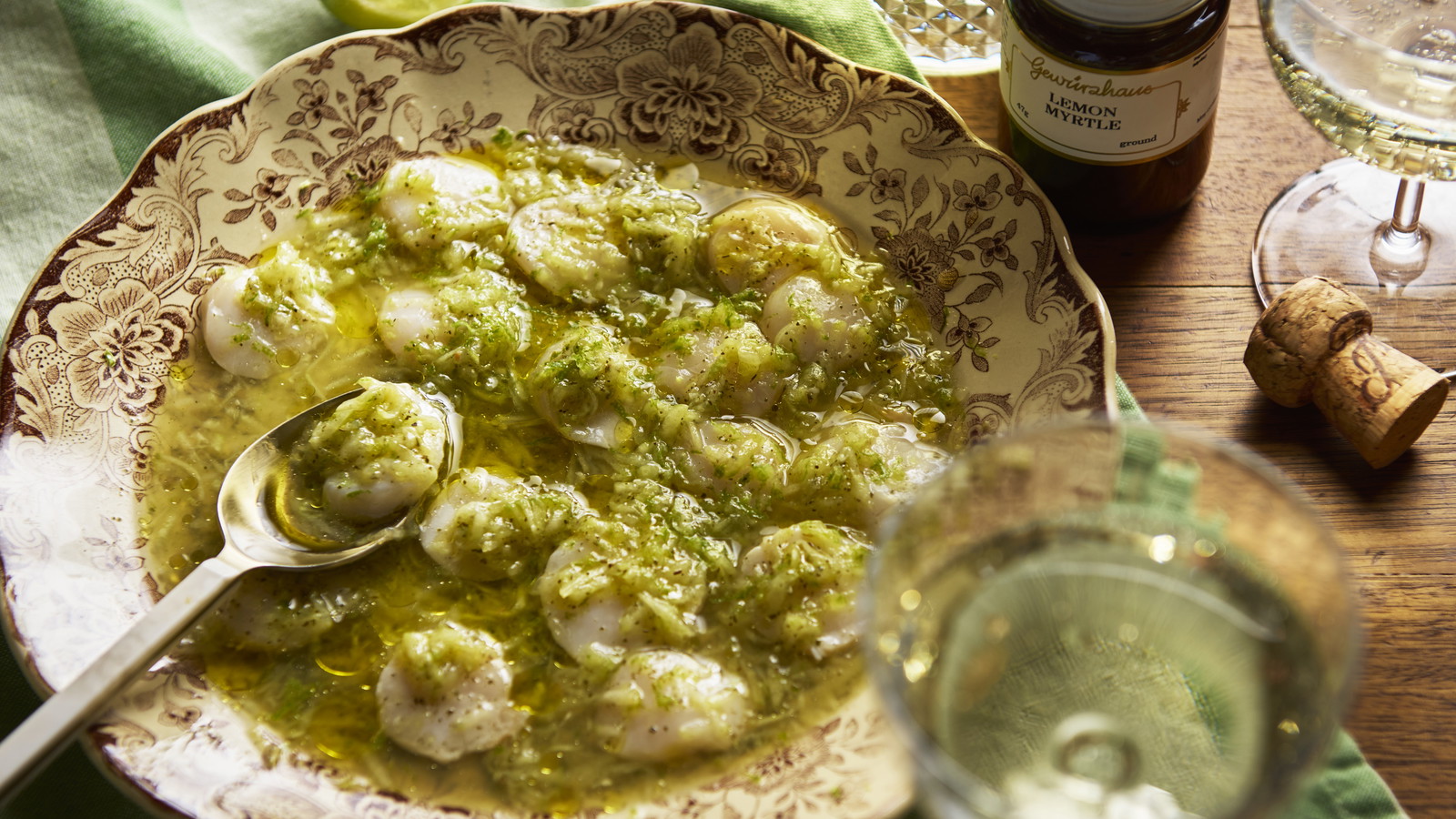 Image of Gin & Tonic Scallop Crudo