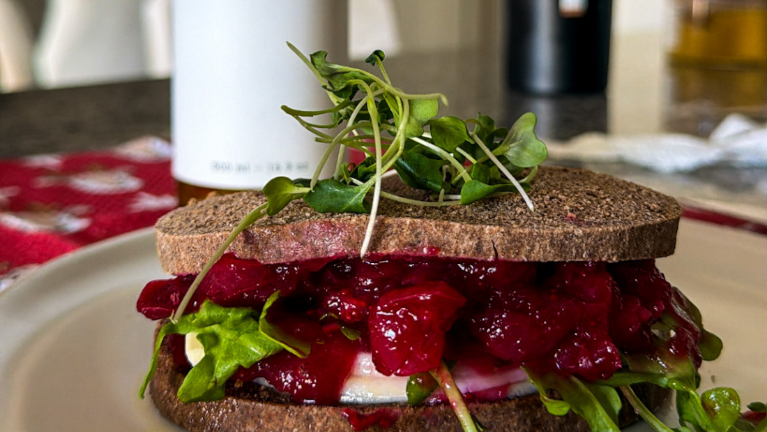 Image of Thanksgiving Leftover Turkey Sandwich with EVOO