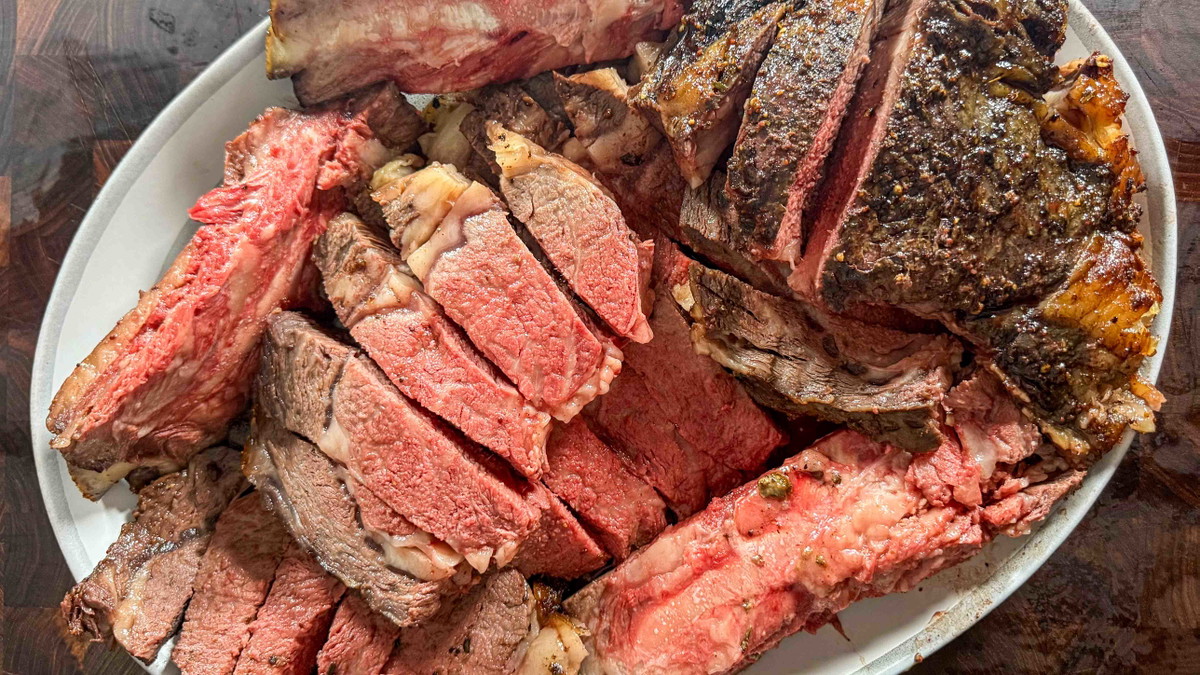 Porcini and Herb Crusted Prime Rib