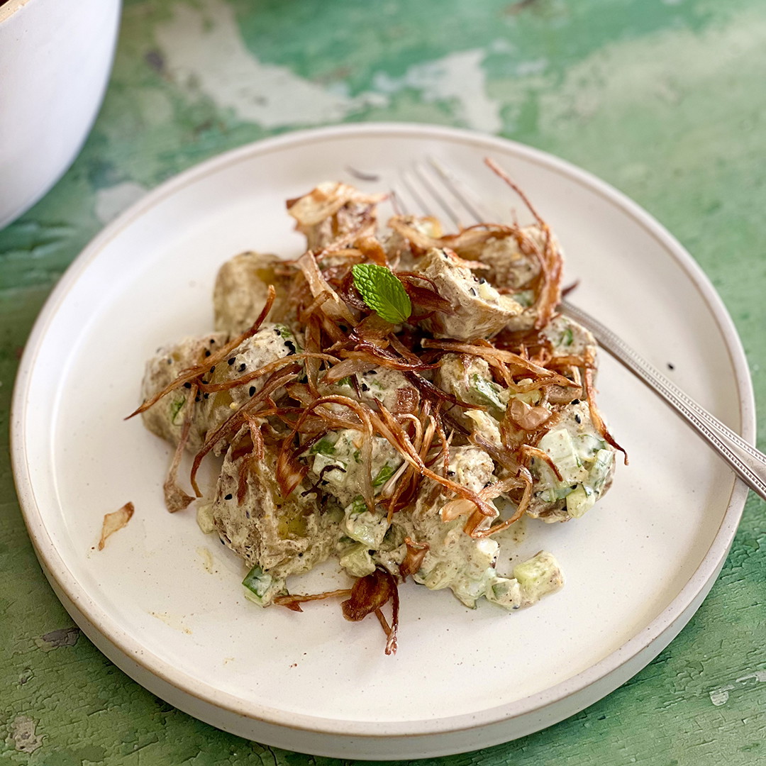 Chaat Masala Potato Raita Salad