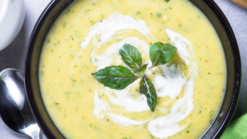 Image of Courgette-Komkommersoep 