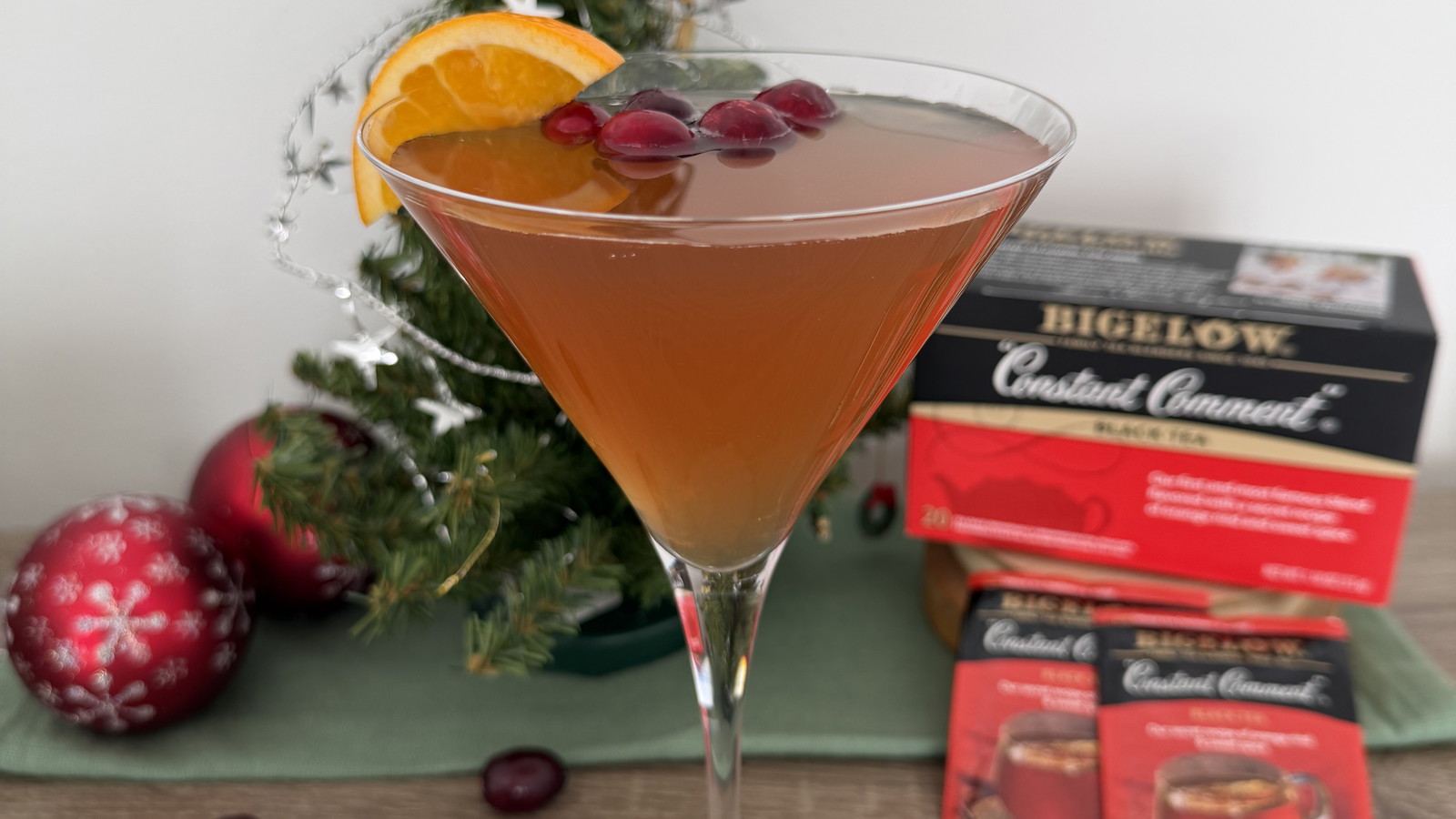 Image of Constant Comment Cranberry Spiced Martini- Mocktini