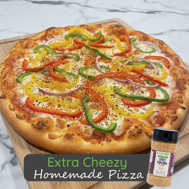 Image of Extra Cheezy Homemade Pizza