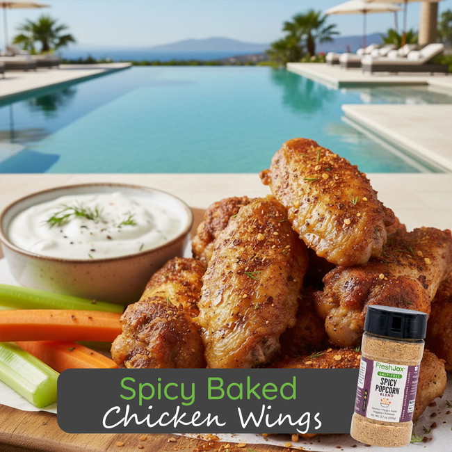 Image of Spicy Baked Chicken Wings