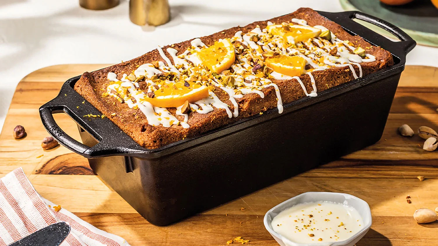 Image of Bizcocho de naranja y pistacho