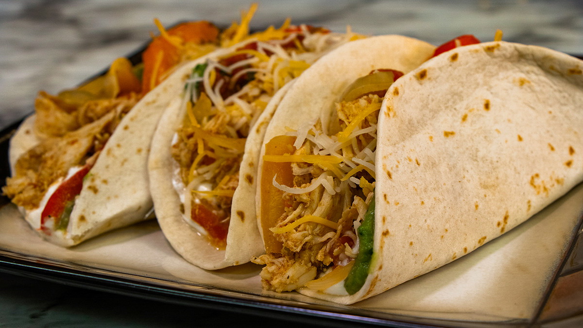 Slow Cooked Chicken Fajitas