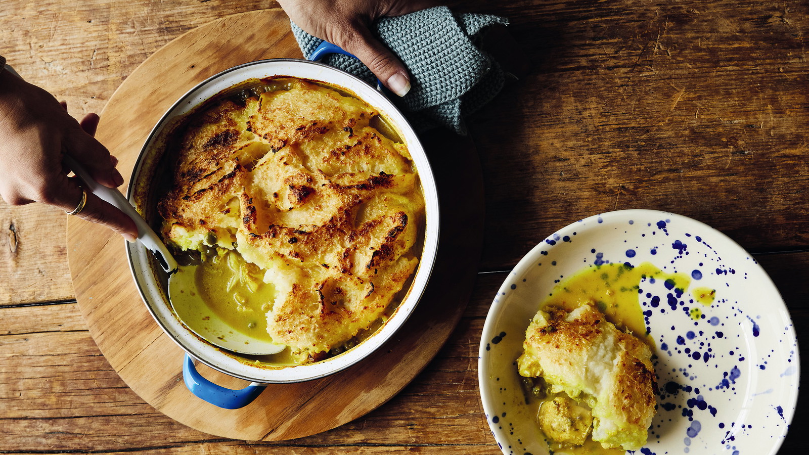 Image of From Kindred: Fish Pie with Mashed Celeriac Crust