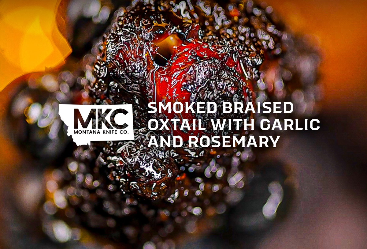Smoked Braised Oxtail With Garlic and Rosemary