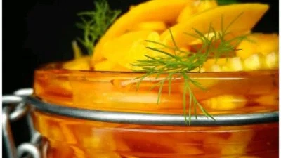 Picklad fänkål med saffran