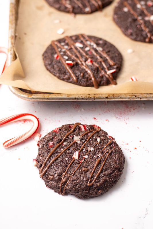 Image of Drizzle with extra melted dark chocolate.