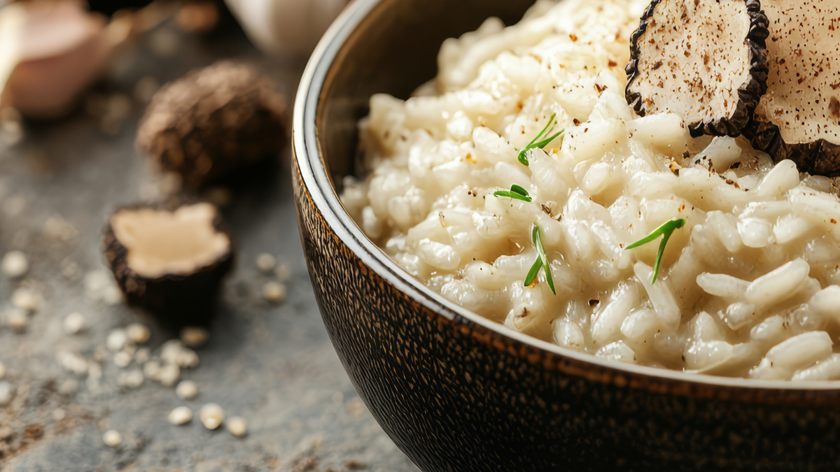 Cheesy Truffle Risotto
