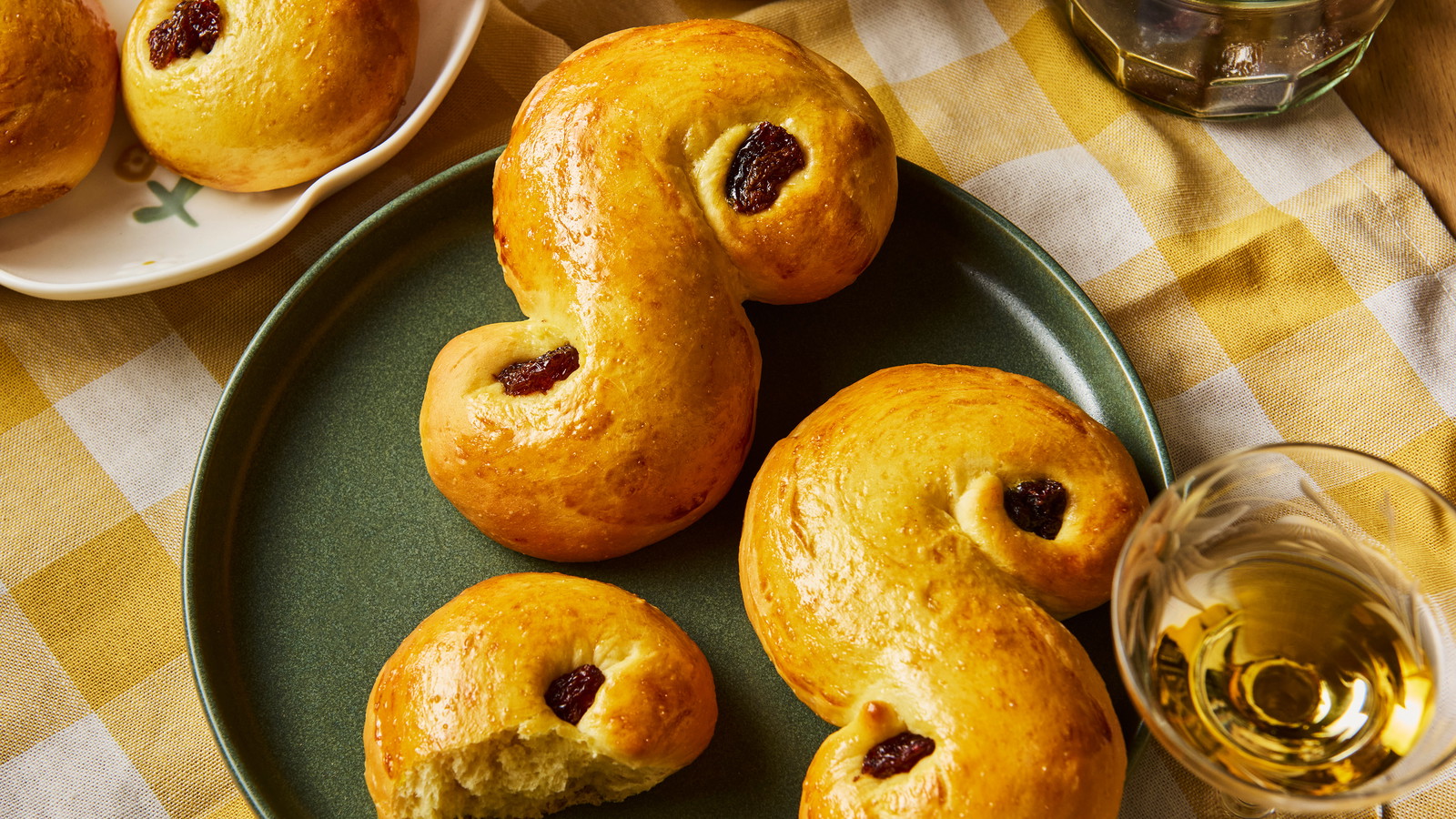 Image of Swedish Saffron Buns (St Lucia Lussekatter)