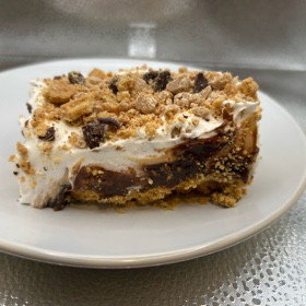 Image of Chocolate Peanut Butter Dream Bars with Maple Sugar 