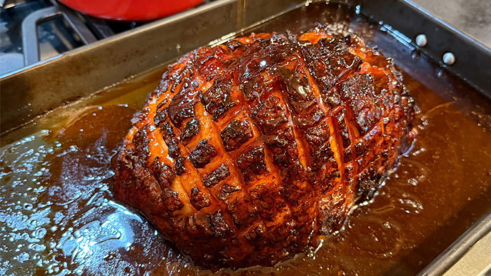 Smoked Bone-In Ham with Honey Glaze