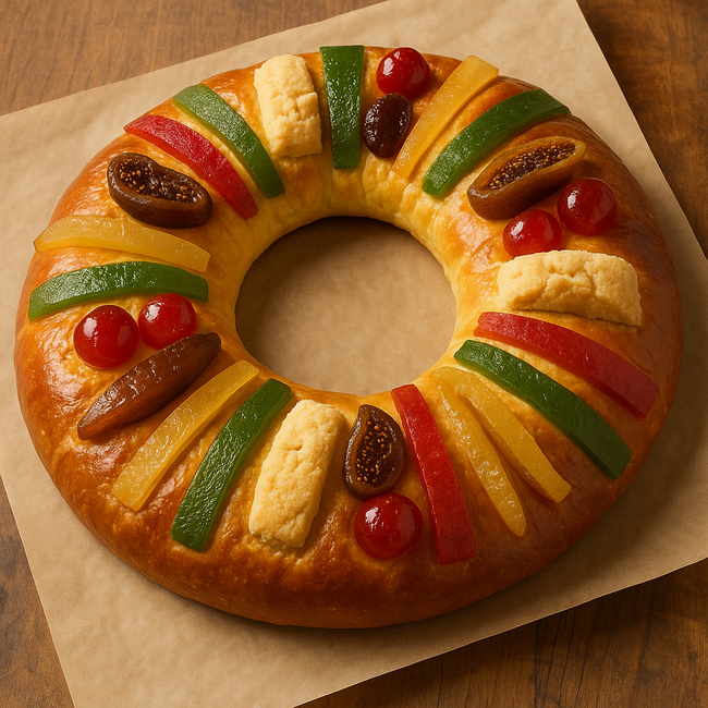 Image of ROSCA DE REYES (KINGS' RING BREAD)