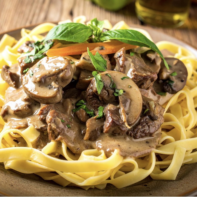 Image of beef stroganoff