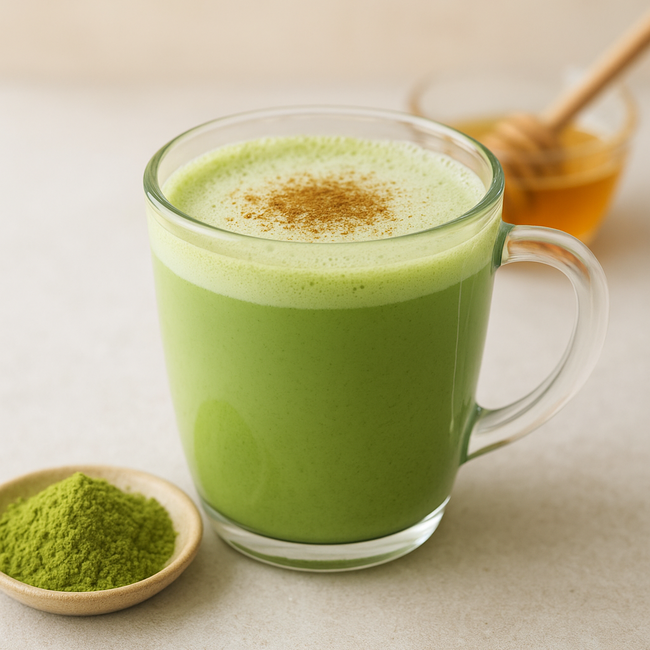 Image of Gerstengras Latte statt Matcha Latte